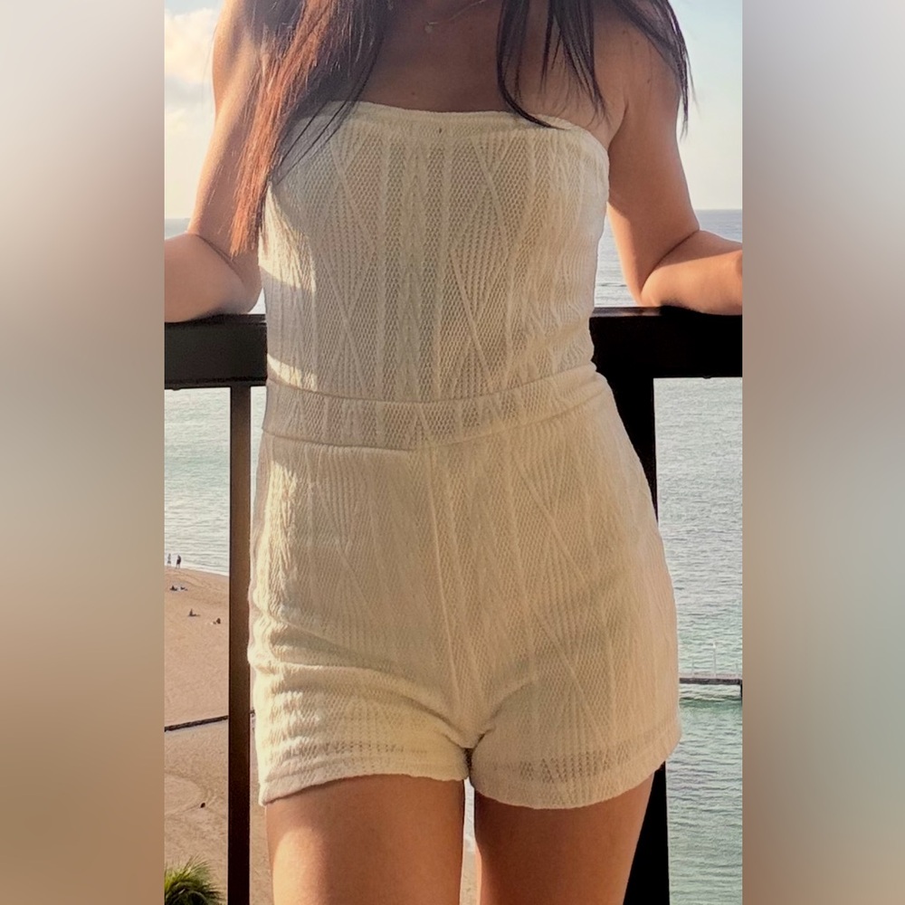 Elegant Cream Jumpsuit